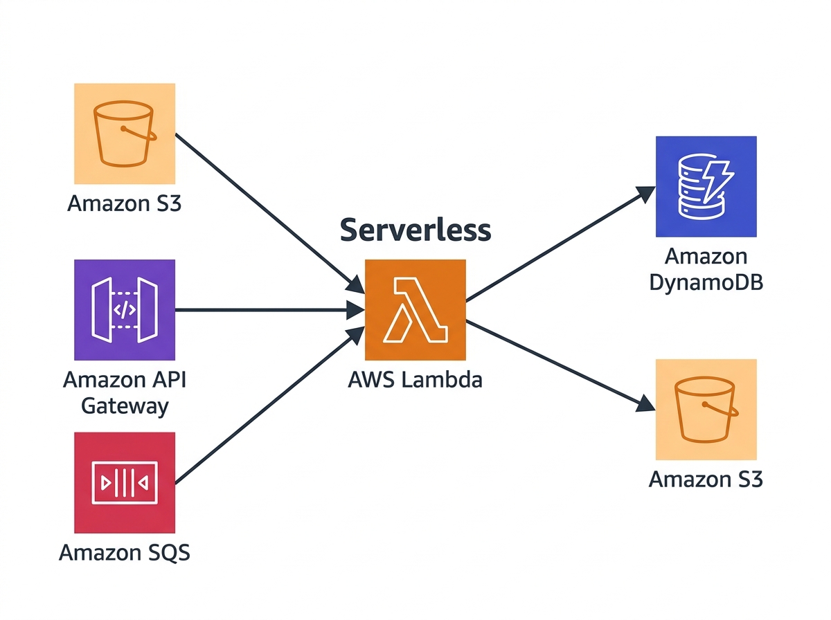 AWS Lambda のアーキテクチャ図